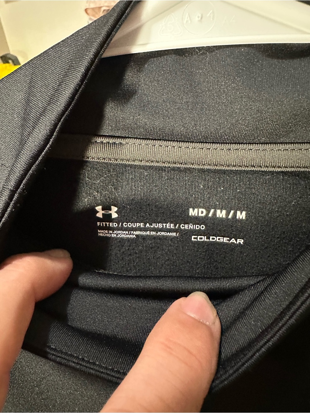 Under Armour Black Mock Neck Performance Long Sleeve Top - Picture 5 of 7
